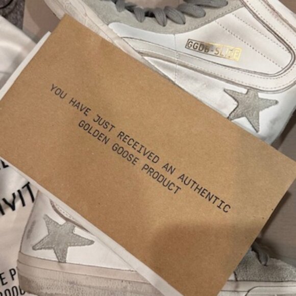 Golden Goose Woman Size 38 Suede Toe and Star Leather White/Ice - Picture 14 of 14